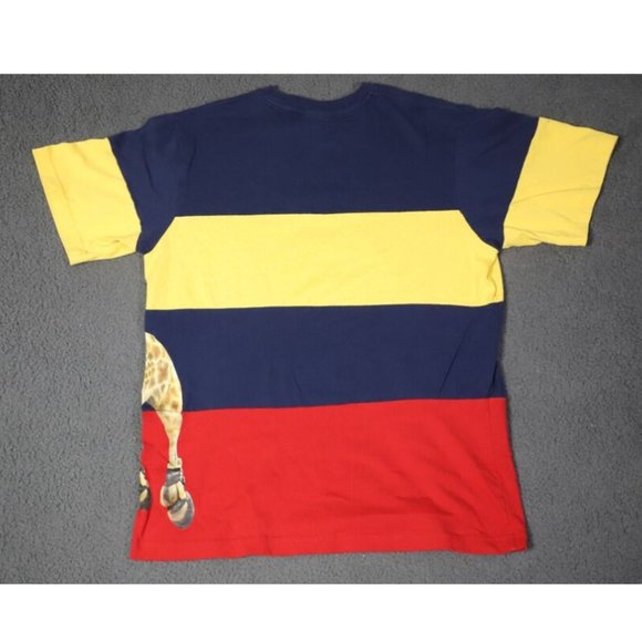 Vintage LRG T-Shirt Men L Multicolor Colorblock Giraffe Graphic Design Crew Neck - Picture 7 of 8